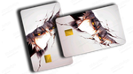 White Ichigo Holographic Card Skin — Bleach