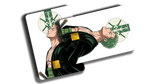 Roronoa Zoro Holographic Card Skin — One Piece
