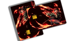 Tanjiro Kamado Fire Style Holographic Card Skin — Demon Slayer