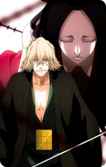 Kisuke Urahara Bankai Holographic Card Skin — Bleach