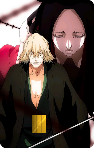 Kisuke Urahara Bankai Holographic Card Skin — Bleach