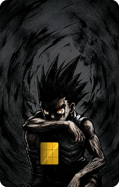 Gon Freecss Dark Side Holographic Card Skin — Hunter x Hunter