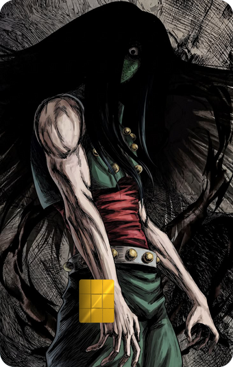 Illumi Zoldyck Silent Nightmare Holographic Card Skin — Hunter x Hunter