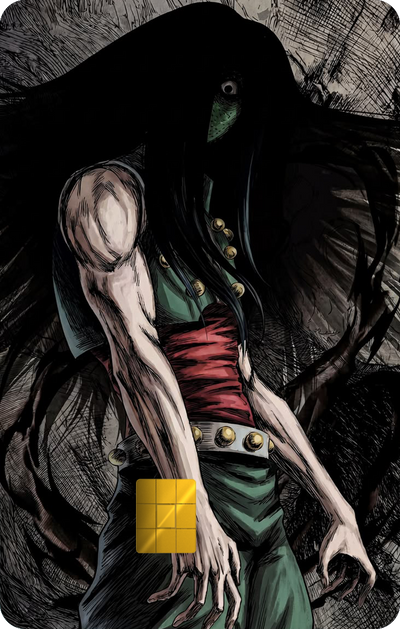 Illumi Zoldyck Silent Nightmare Holographic Card Skin — Hunter x Hunter
