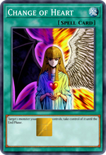 Change of Heart Holographic Card Skin — Yu-Gi-Oh Spell Card