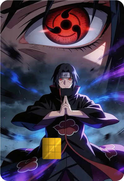 Itachi Uchiha Holographic Card Skin — Naruto Shippuden