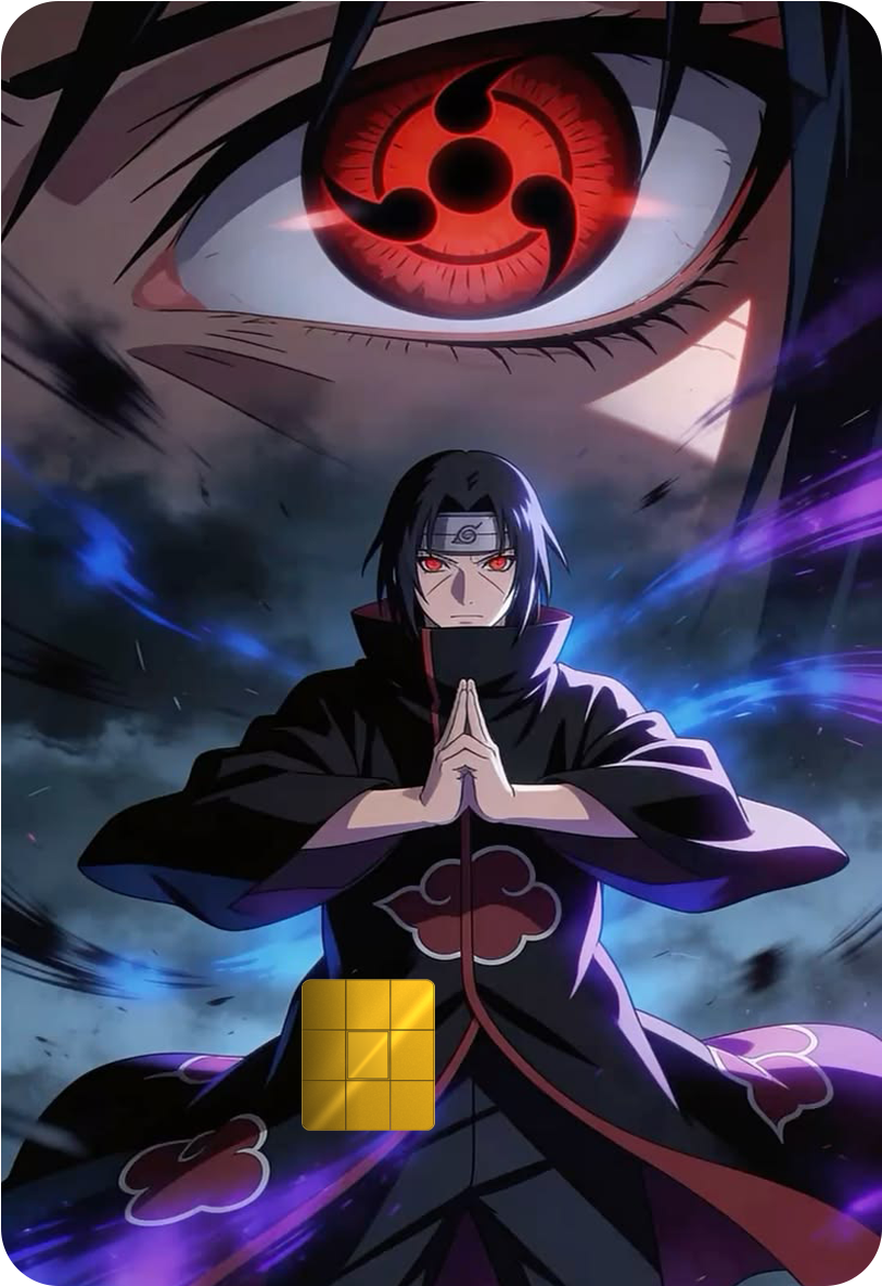 Itachi Uchiha Holographic Card Skin — Naruto Shippuden