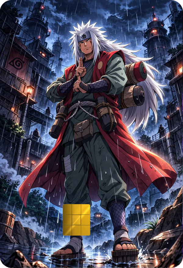 Jiraiya Holographic Card Skin — Naruto Shippuden