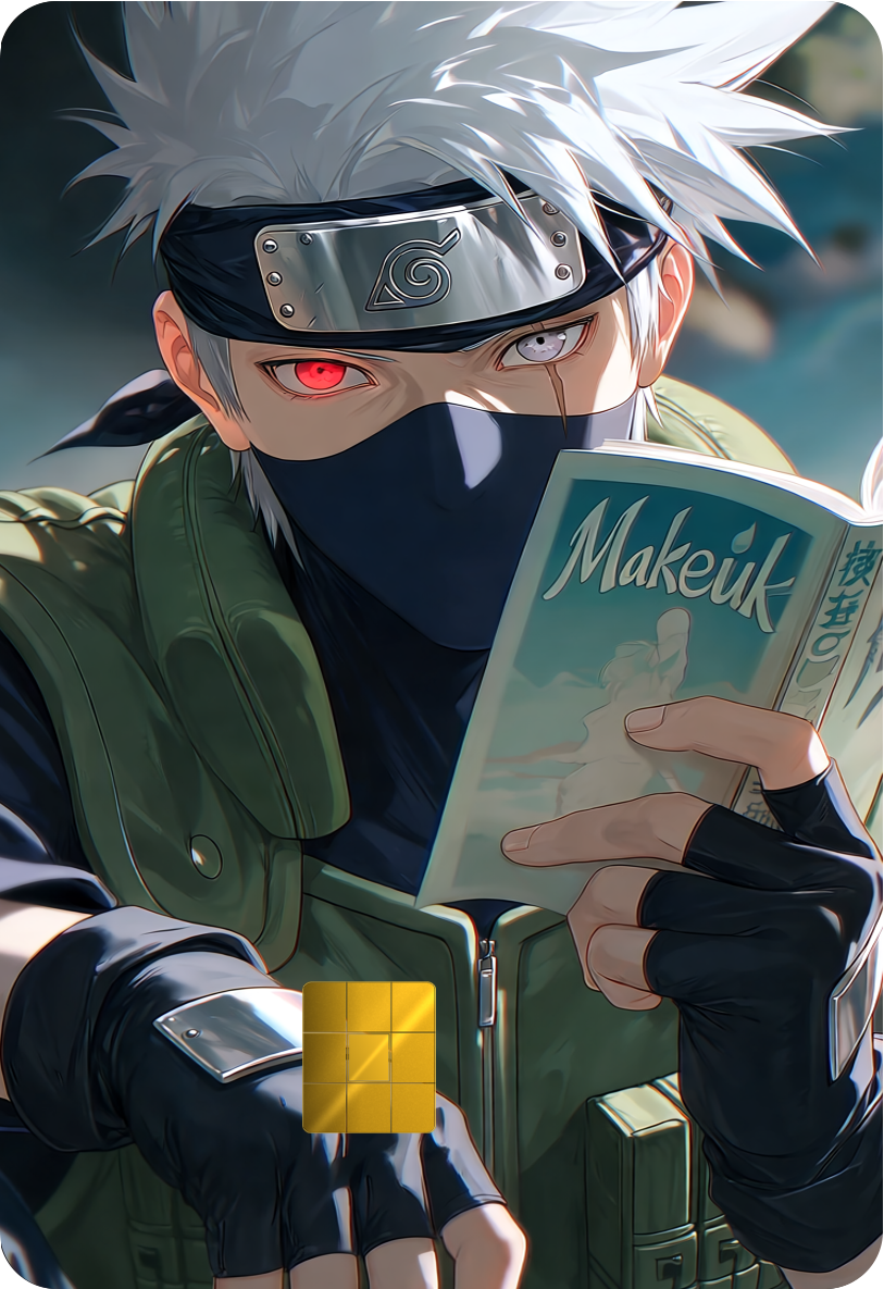 Kakashi Hatake Holographic Card Skin — Naruto Shippuden