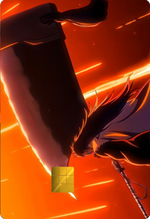 Kenpachi Zaraki Shikai Holographic Card Skin — Bleach