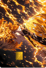 Zenitsu Agatsuma Style 1 Holographic Card Skin — Demon Slayer