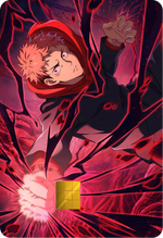 Itadori Yuji Holographic Card Skin — Jujutsu Kaisen