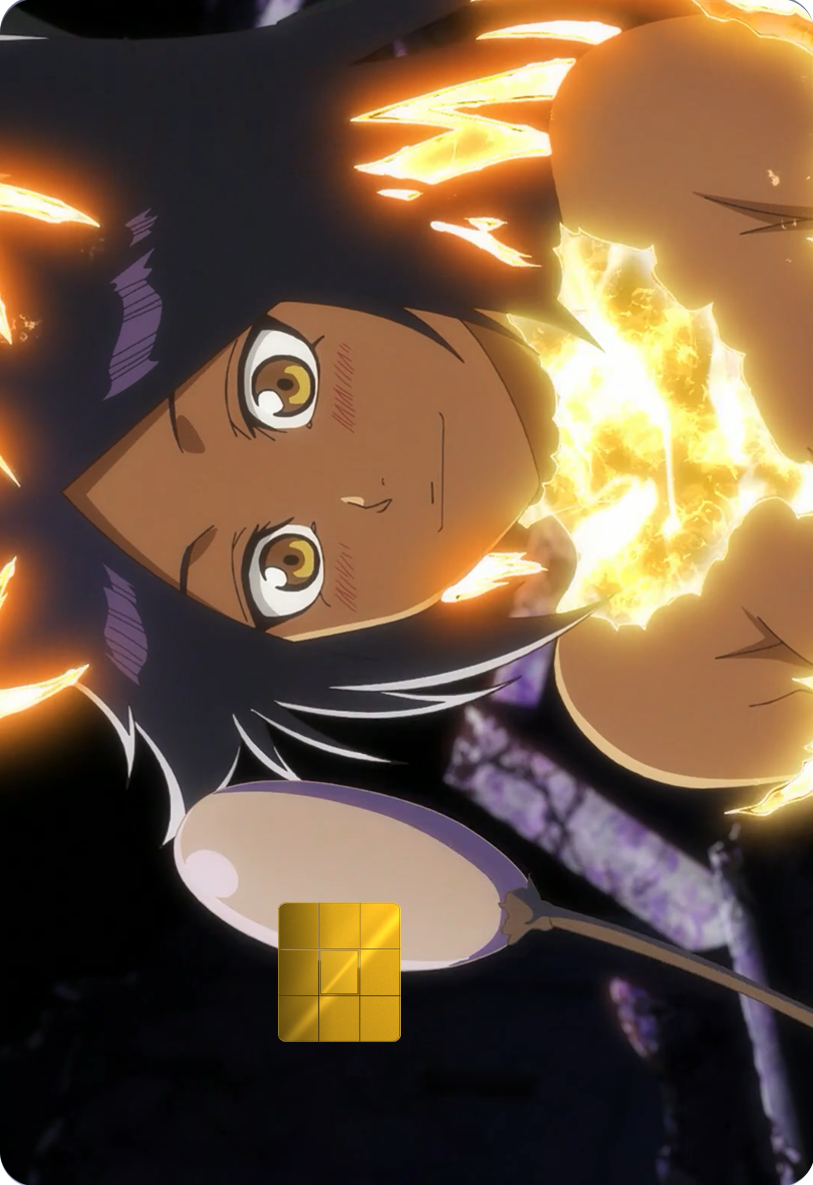 Yoruichi Thunder God Form Holographic Card Skin — Bleach