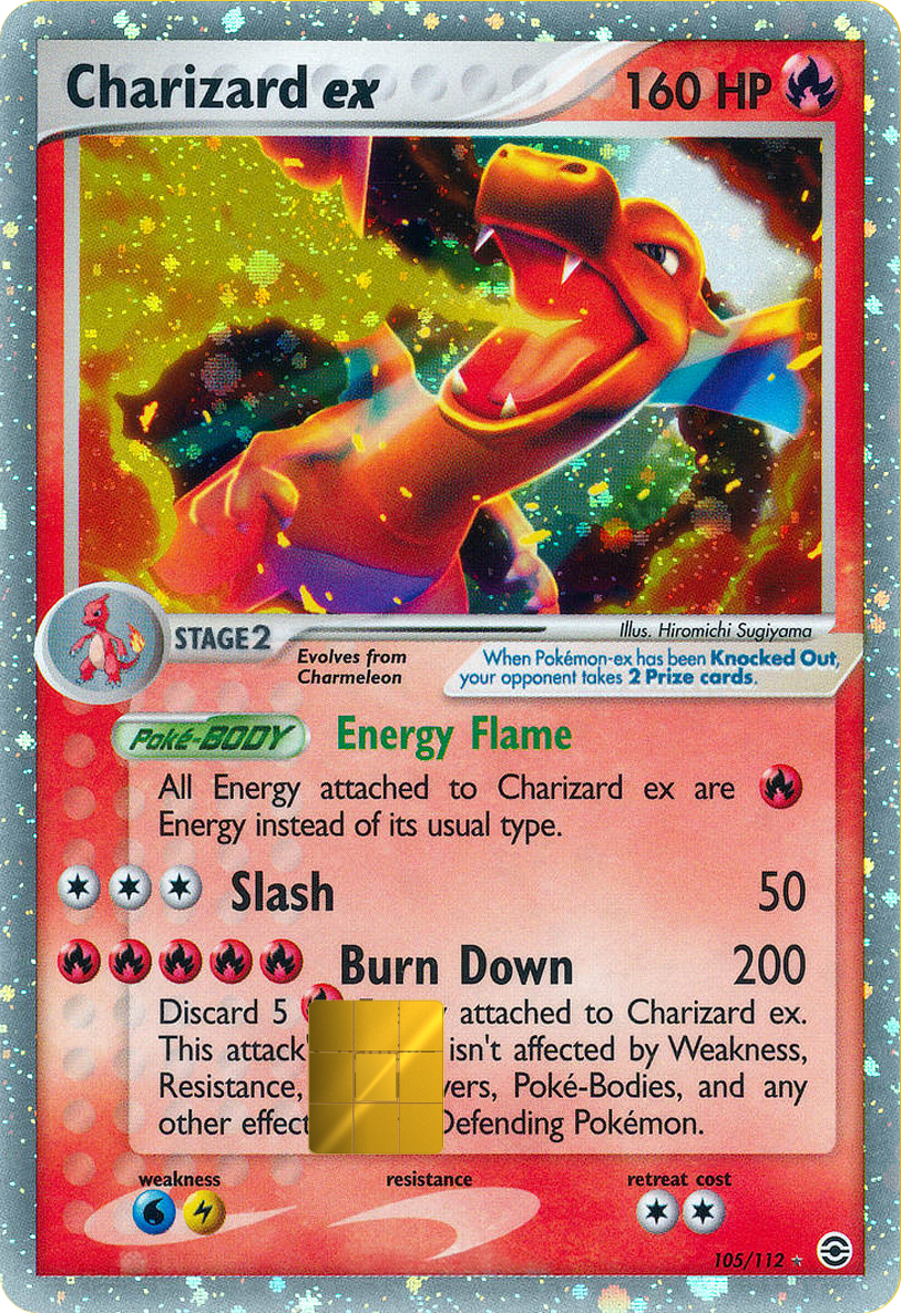 Charizard Expedition Holographic Card Skin — Pokemon