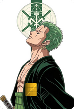 Roronoa Zoro Holographic Card Skin — One Piece