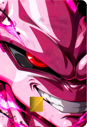 Kid Buu Holographic Card Skin — Dragon Ball Z