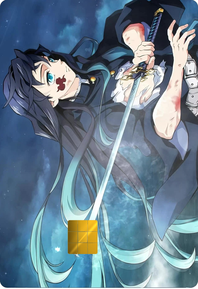 Muichiro Tokito Holographic Card Skin — Demon Slayer