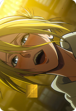 Annie Leonhart Holographic Card Skin — Attack on Titan