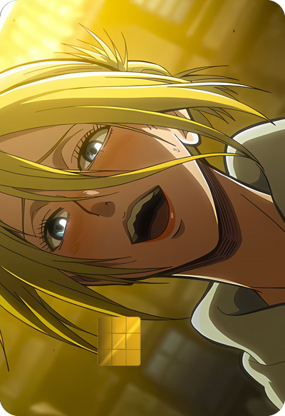 Annie Leonhart Holographic Card Skin — Attack on Titan