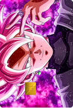Goku Black Rose Peace Holographic Card Skin — Dragon Ball Super