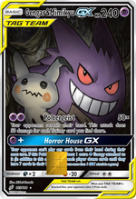 Gengar and Mimikyu GX Team Up Holographic Card Skin — Pokemon