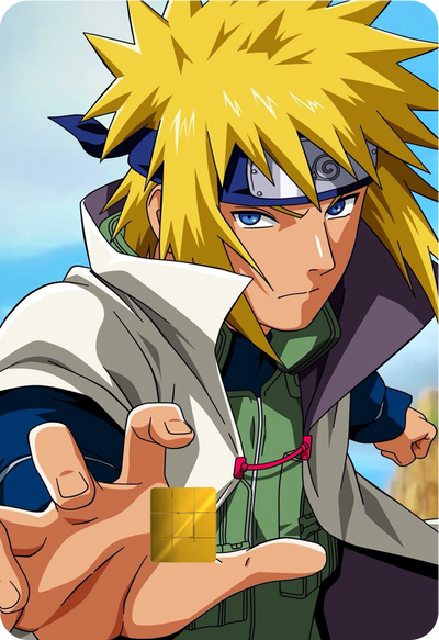 Minato Namikaze Holographic Card Skin — Naruto Shippuden