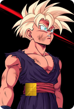 Teen Gohan SSJ Snap Holographic Card Skin — Dragon Ball Z