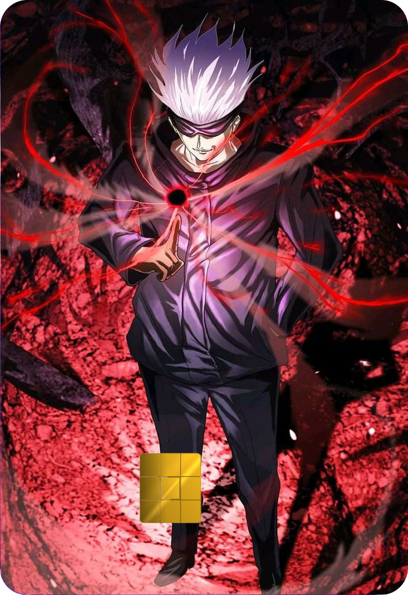 Hollow Red Holographic Card Skin — Jujutsu Kaisen