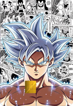 Ultra Instinct Goku Manga Holographic Card Skin — Dragon Ball Super