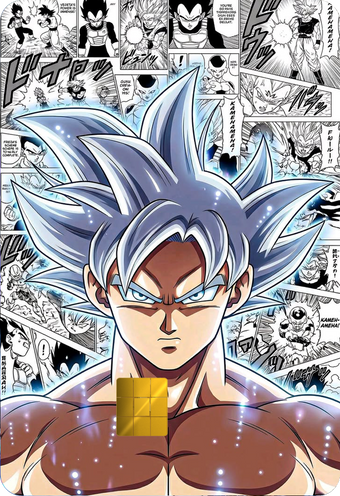 Ultra Instinct Goku Manga Holographic Card Skin — Dragon Ball Super