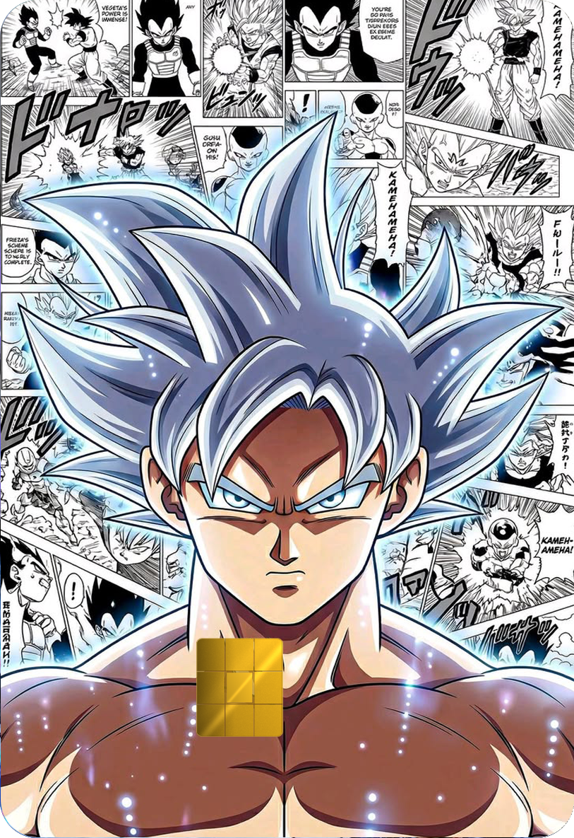Ultra Instinct Goku Manga Holographic Card Skin — Dragon Ball Super