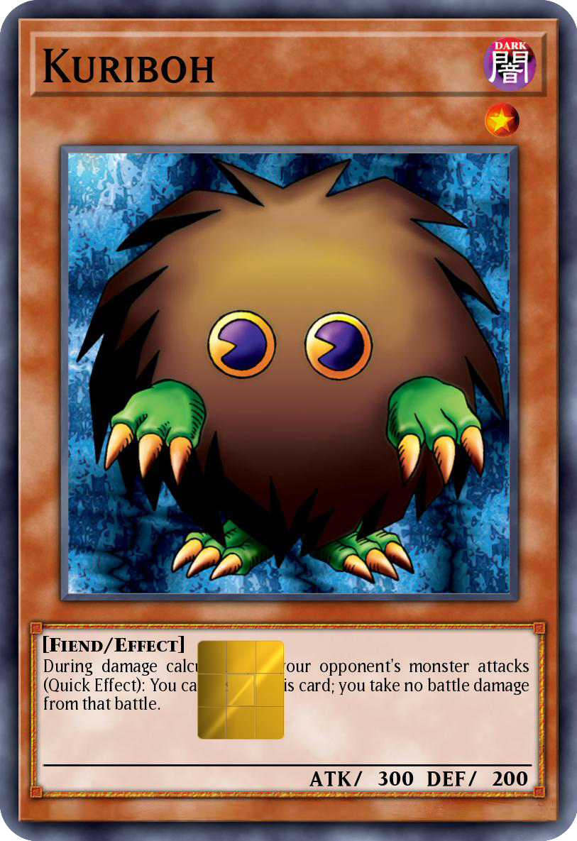 Kuriboh Holographic Card Skin — Yu-Gi-Oh