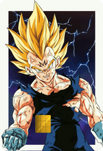 Majin Vegeta Holographic Card Skin — Dragon Ball Z