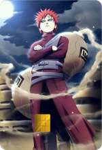 Gaara Holographic Card Skin — Naruto Shippuden