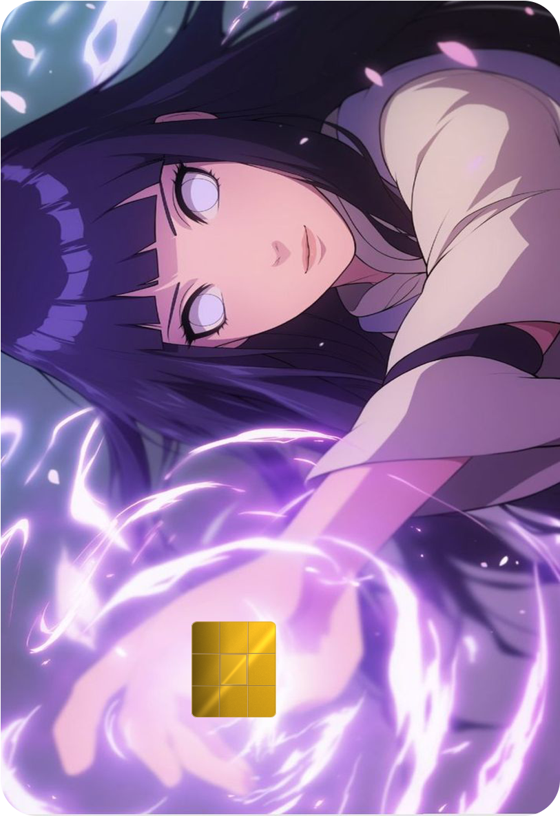 Hinata Hyuga Holographic Card Skin — Naruto Shippuden