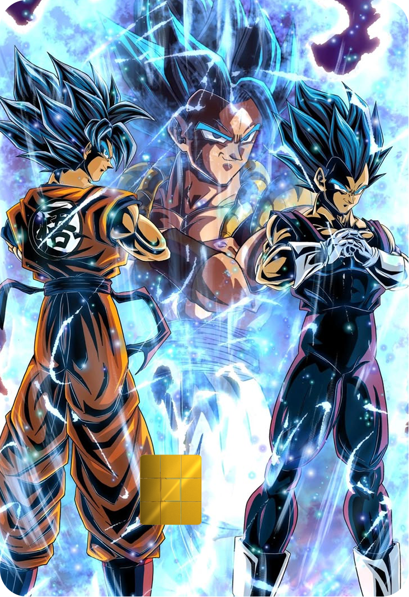 SSB Vegito Fusion Holographic Card Skin — Dragon Ball Super