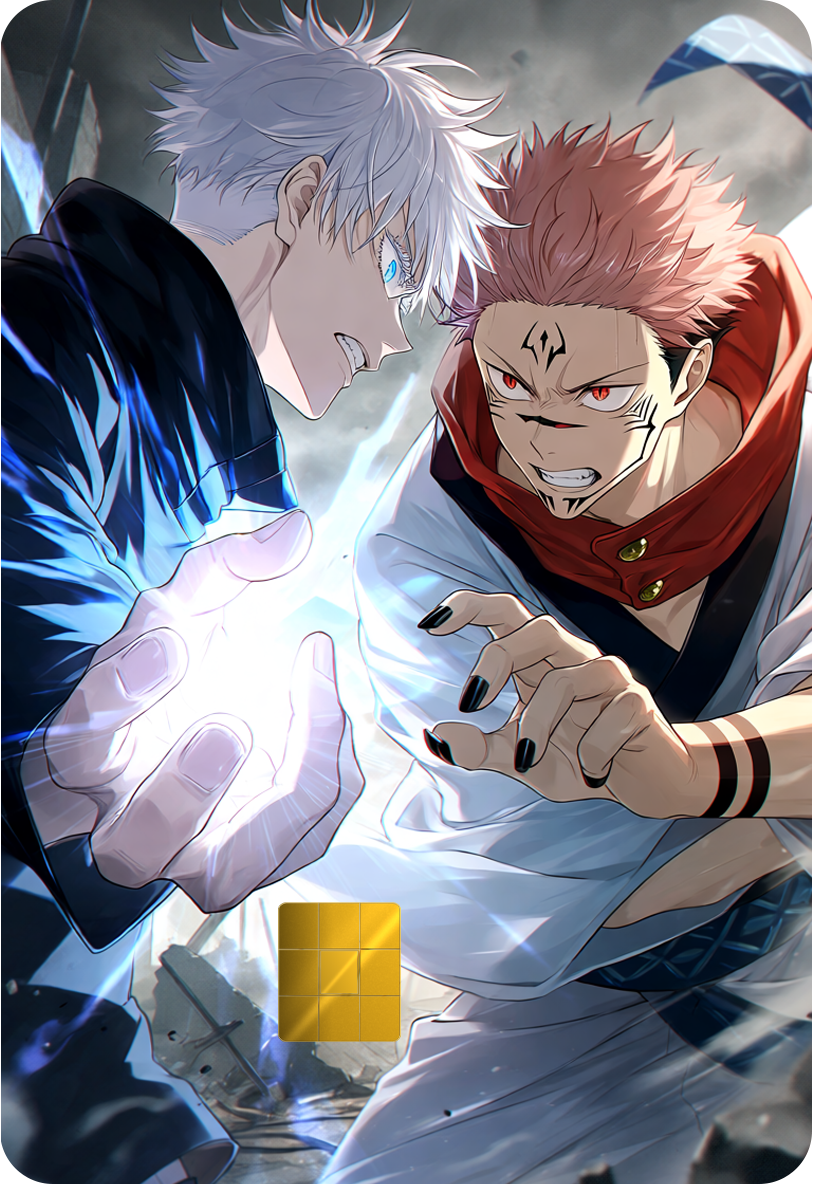 Satoru Gojo vs Sukuna OG Holographic Card Skin — Jujutsu Kaisen