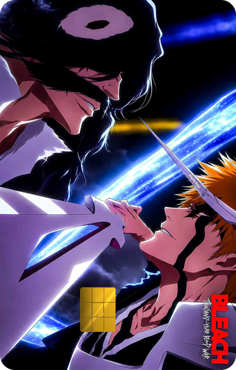 Ichigo vs Yhwach Holographic Card Skin — Bleach