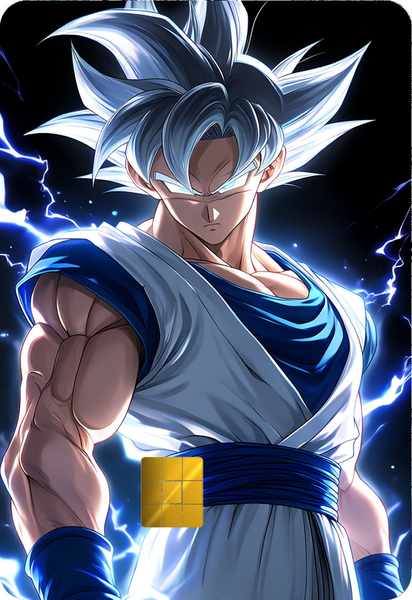 Ultra Instinct Goku Holographic Card Skin — Dragon Ball Super