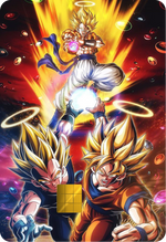 SSJ Gogeta Fusion Holographic Card Skin — Dragon Ball Z