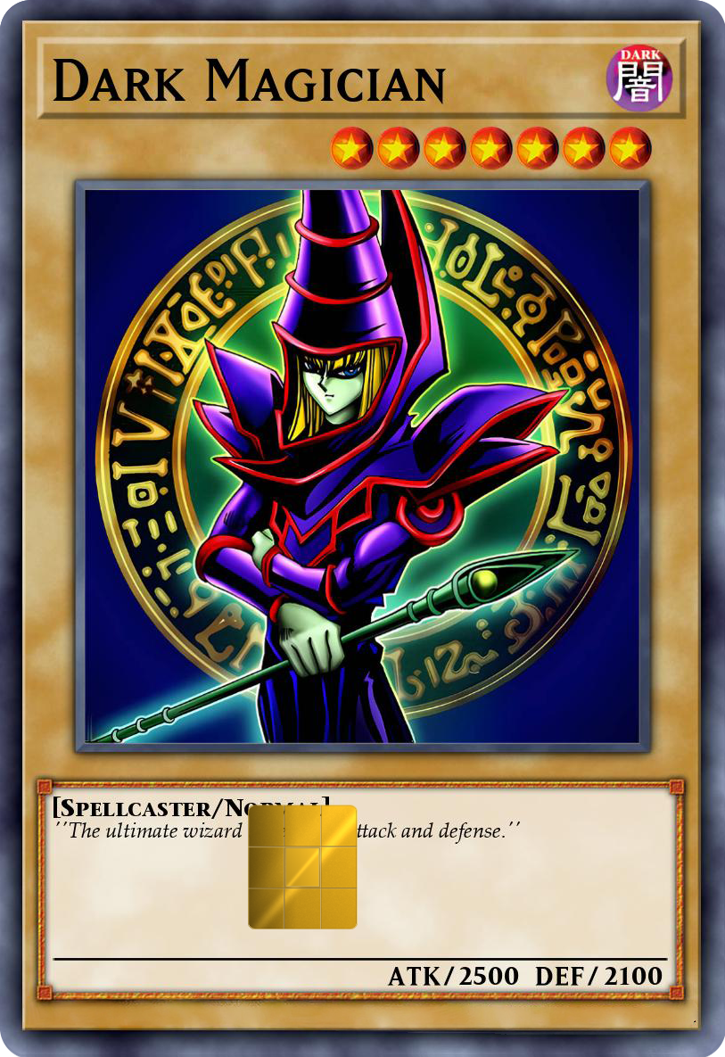 Dark Magician Battle City Holographic Card Skin — Yu-Gi-Oh