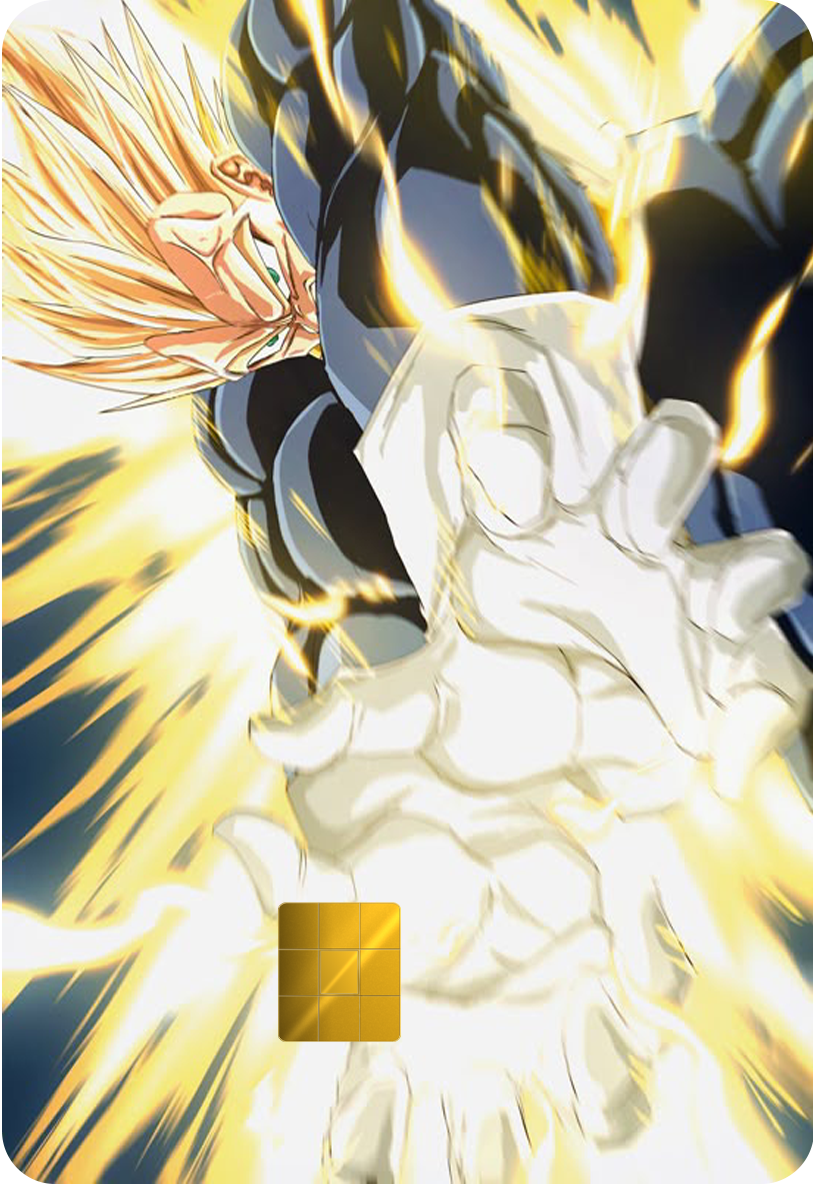 Final Flash Holographic Card Skin — Dragon Ball Z