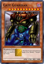 Gate Guardian Holographic Card Skin — Yu-Gi-Oh
