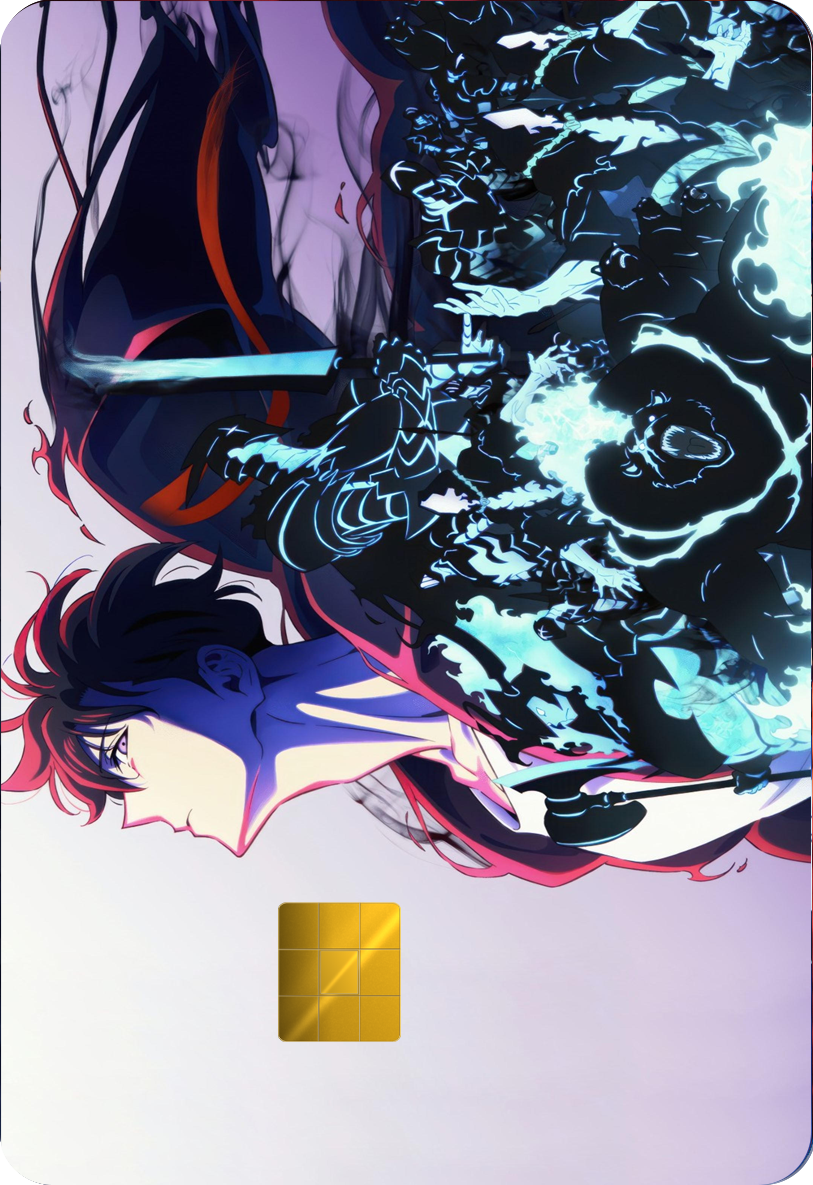 Sung Jinwoo Shadow Army Holographic Card Skin — Solo Leveling
