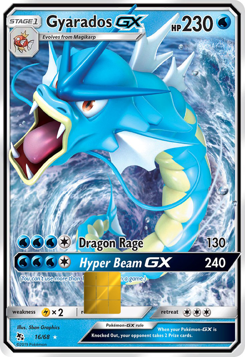 Gyarados GX Holographic Card Skin — Pokemon