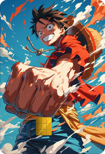Monkey D. Luffy Holographic Card Skin — One Piece