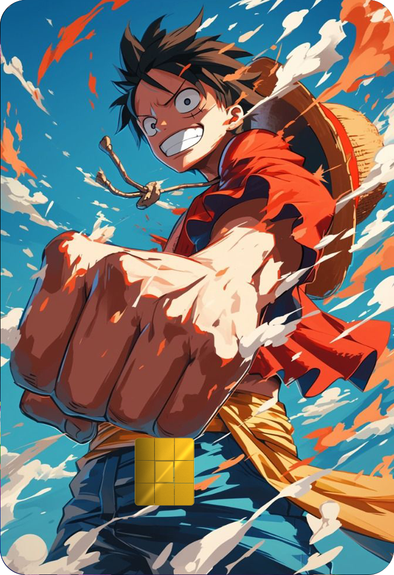 Monkey D. Luffy Holographic Card Skin — One Piece