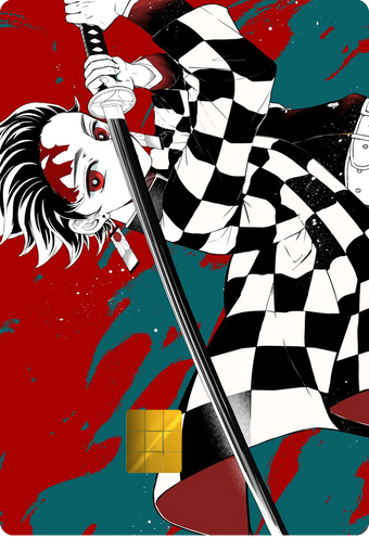 Tanjiro Kamado Style 1 Holographic Card Skin — Demon Slayer