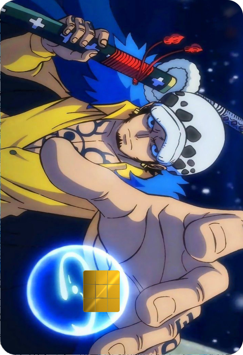 Trafalgar Law Holographic Card Skin — One Piece