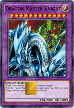 Dragon Master Knight Holographic Card Skin — Yu-Gi-Oh Fusion